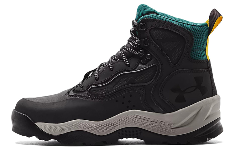 Under Armour Charged Raider Mid Waterproof 'Black Green' 3024265-101