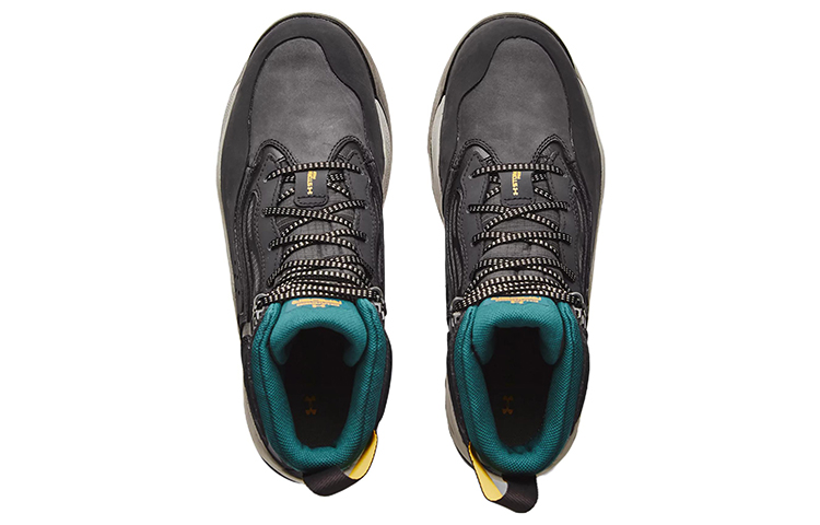 Shop Under Armour Charged Raider Mid Impermeabile ''Nero Verde'' 3024265-101