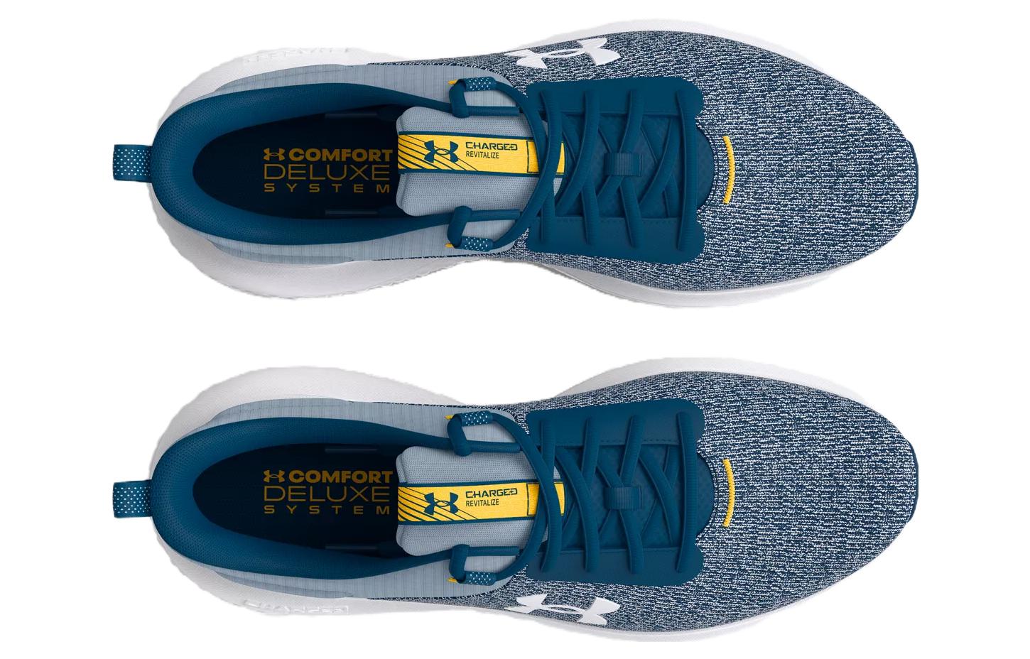 Shop Under Armour Charged Revitalize 運動 防滑耐磨 低筒 跑步鞋 男款 藍色