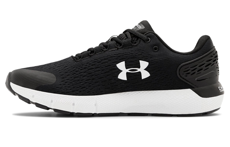 Buy 安德瑪 Charged Rogue 2 低幫 跑步鞋 男女同款 黑白 4E寬