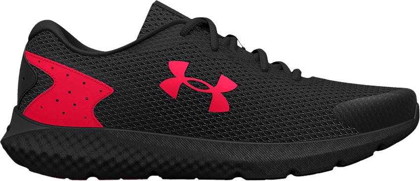 Under Armour Men's Charged Rogue 3 Running Shoes, Black,8.5 M US