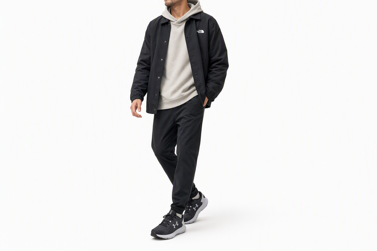 Order Under Armour Charged Rogue 3 'Negro Blanco' 3026140-001