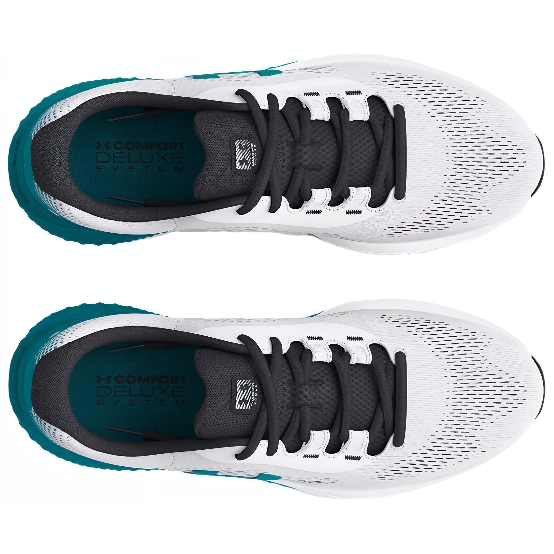 Shop Under Armour Charged Rogue 4 'White Circuit Teal' 3026998-102