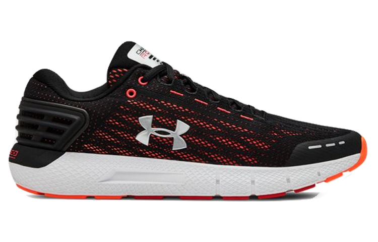 Order Under Armour Charged Rogue 'Black Orange Glitch' Sepatu Lari Pria 3021225-002