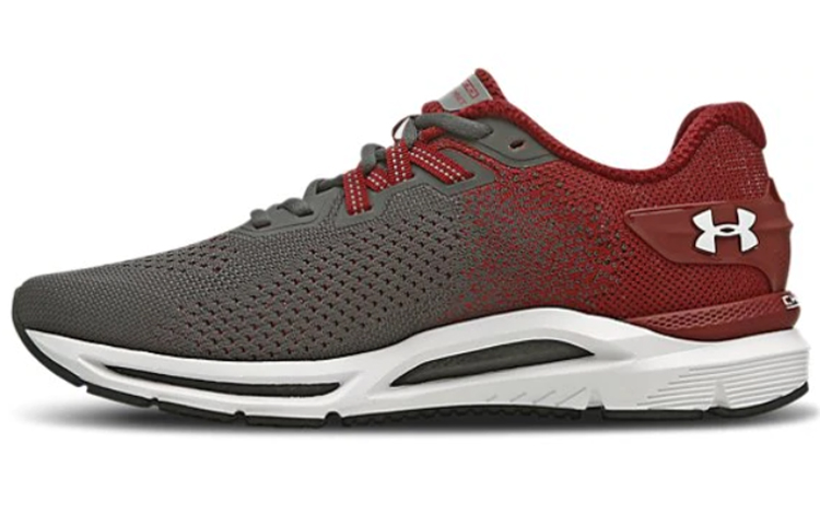UA Charged Spread Knit Gray/Red 'Grey'