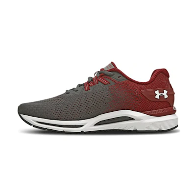 UA Charged Spread Knit Gray/Red 'Grey'