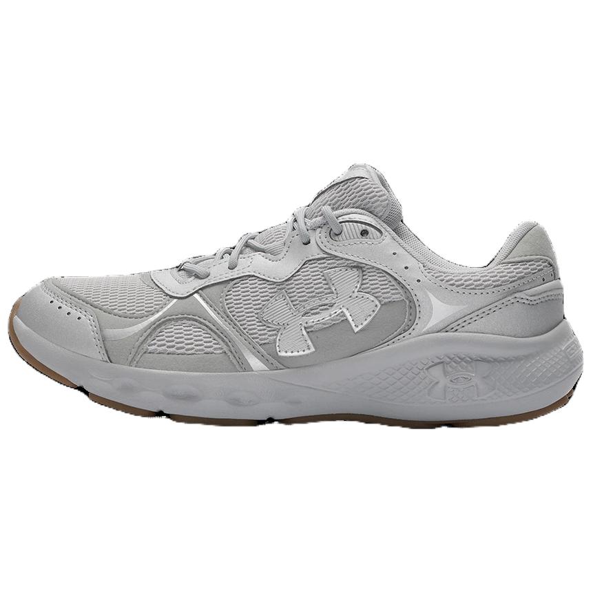 Under Armour Charged Vantage 2 Silver Low-Top Running Shoes Comfortable Casual 3028445-099
