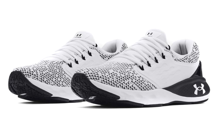 UA Charged Vantage Knit 'White Black' 圖 3