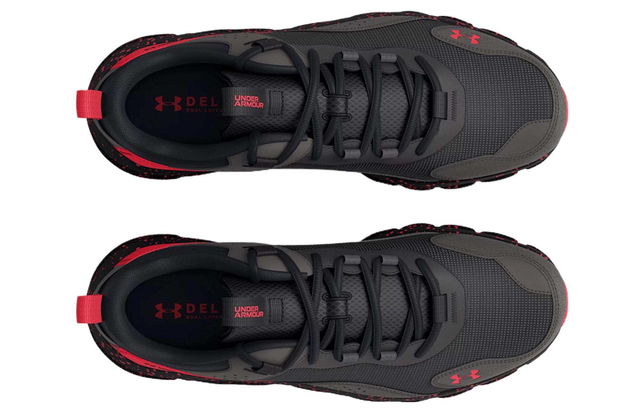 Shop Under Armour Charged Verssert 'Speckle - Abu-Abu Merah Jet' 3025750-106