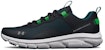 Under Armour Charged Verssert Reflect Kasut Lari 'Hitam Hijau' 3026809-001
