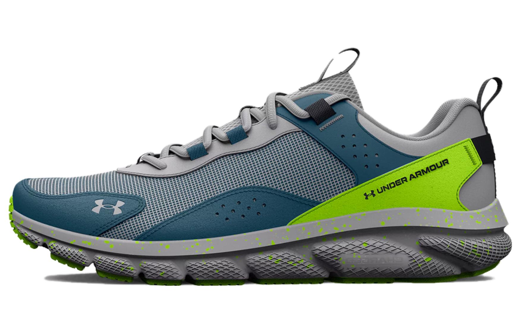 Under Armour Charged Verssert Speckle 'Mod Grey Lime Surge' 3025750-103