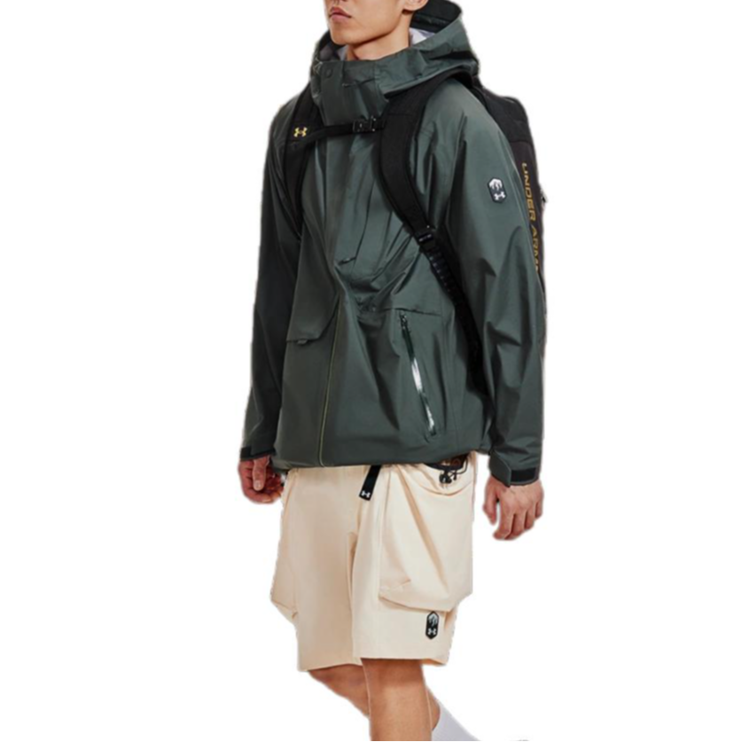 Details for Under Armour City Untamed Logo Zip Hoodie Jacket Baroque Green 1387992-310