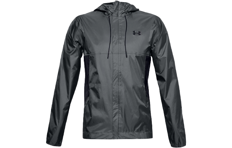 Under Armour Cloudstrike Shell Running Training Jacket Peach Gray 1350950-012