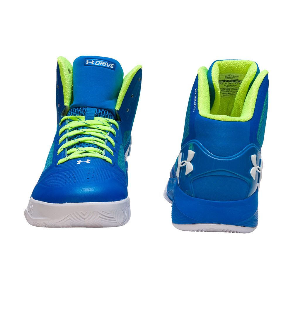 Lookbook 安德玛ClutchFit Drive 2蓝色篮球鞋 1258143-481