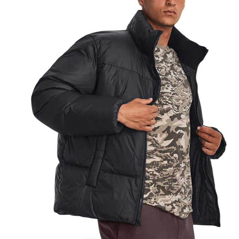 Sizing Under Armour ColdGear Infrared Jaket Training Puffer Hitam. 1378828-001