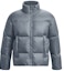 Lookbook Under Armour ColdGear Infrared Training Puffer Jacket Unisex Abu + Kalung 1378828-002