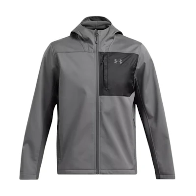 Under Armour ColdGear Storm Infrared Shield Gray Loose Fit Hoodie Jacket 1371587-025