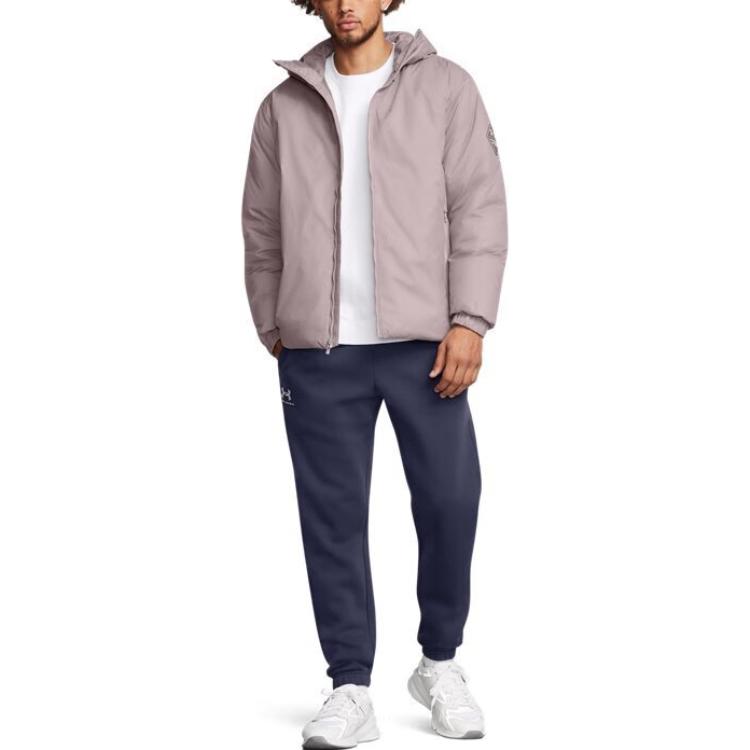 Shop Under Armour ColdGear Jaket Tahan Angin & Air Berlapis Bulu - Abu-Abu. 1378840-015