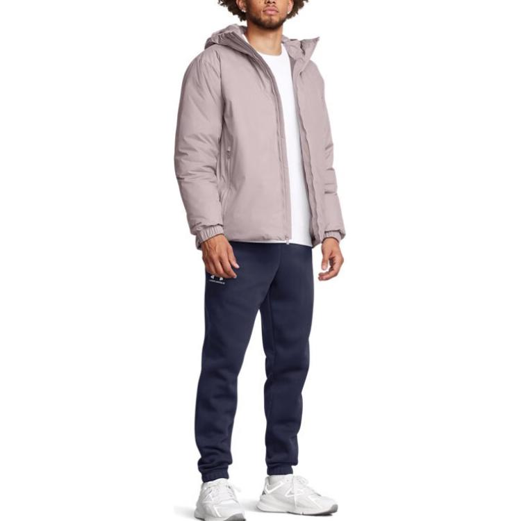 Purchase Under Armour ColdGear Jaket Tahan Angin & Air Berlapis Bulu - Abu-Abu. 1378840-015