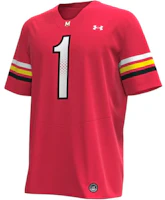 Under Armour Collegiate UA Football Replica Twill Jersey Red Short Sleeve Tee Men 6006155-600 Under Armour Collegiate UA Football Replica Twill Jersey Red Short Sleeve Tee Men 6006155-600