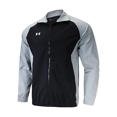 Under Armour Color-Block Logo Print Woven Jacket - Black 22500402-001
