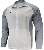 Under Armour Color Block Logo Print Woven Jacket White 22500402-100 Under Armour Color Block Logo Print Woven Jacket White 22500402-100
