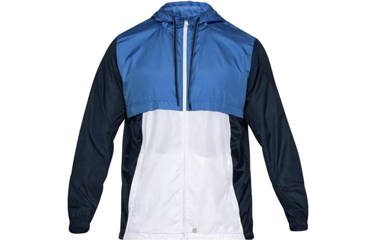 Under Armour Colorblock Hooded Windproof Waterproof Jacket Blue 1306482-408