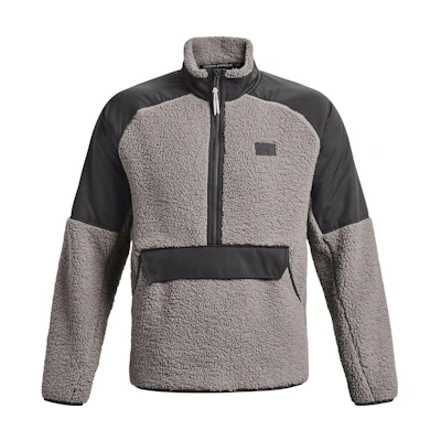 Under Armour Colorblock Logo Half-Zip Retro Track Jacket Grey 1373656-294
