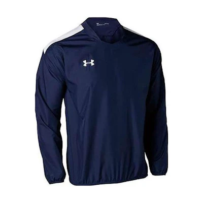 Under Armour Colorblock Logo Pullover Jacket - Dark Blue 1364990-410