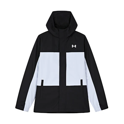Under Armour Colorblock Thermal Hoodie Jacket Set Black Youth 224310603