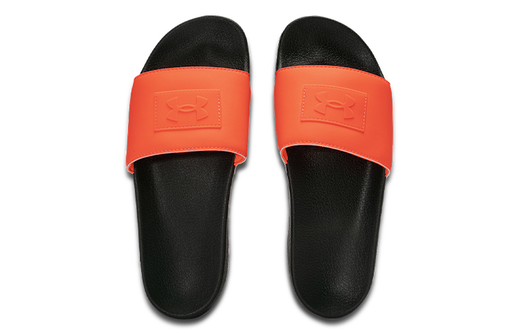 Lookbook Under Armour Core Remix Neon Slide 'Hitam Beta' 3023777-002