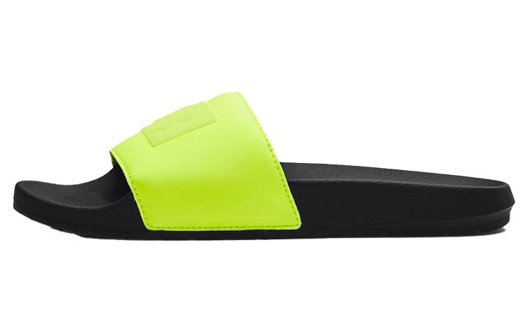 Under Armour Core Remix Neon Slide 'Black High-Vis Yellow' 3023777-001