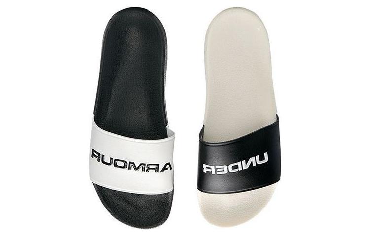Shop Under Armour Core Remix Slides 'Putih Hitam' 3021282-103