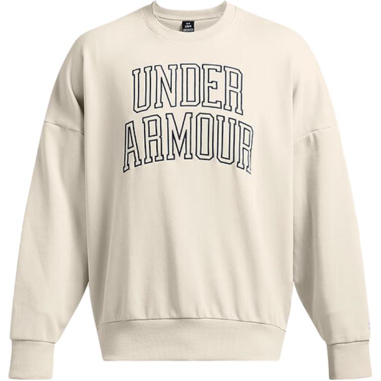 Under Armour Crewneck Casual Outdoor Sweatshirt Beige 1386548-110