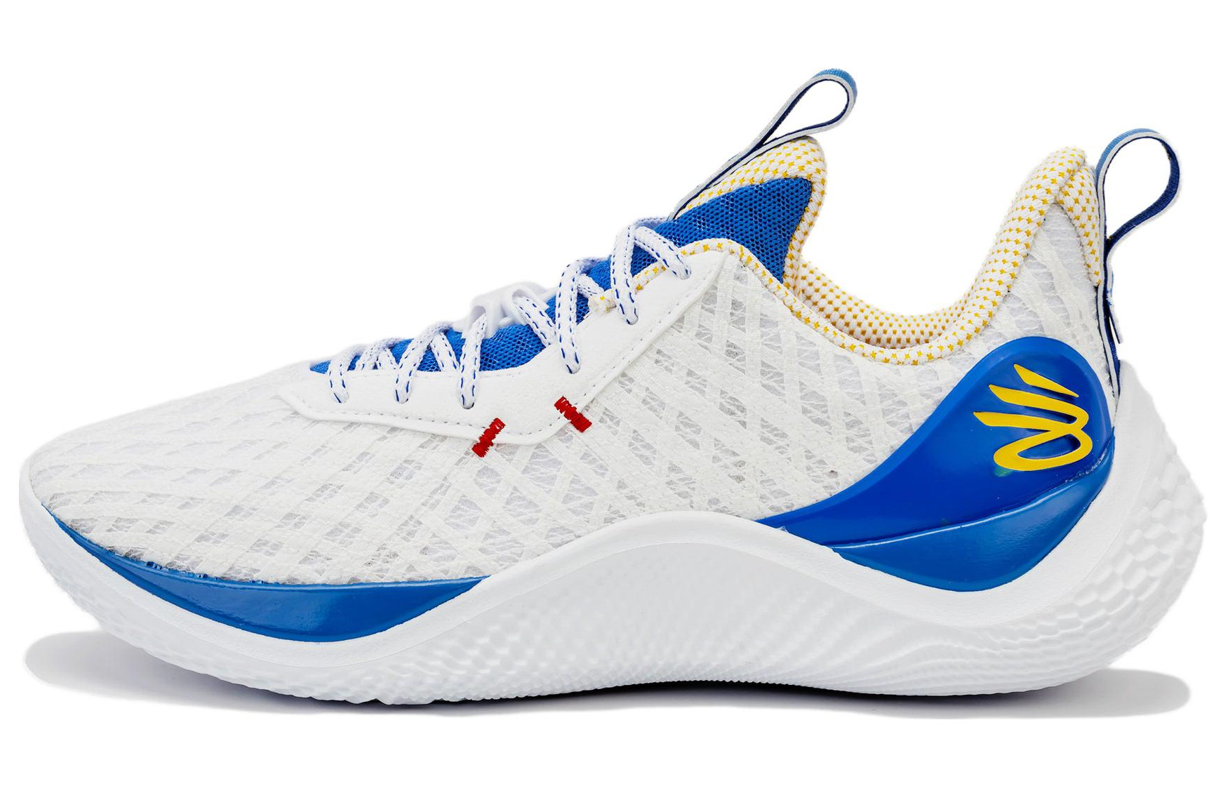 Under Armour Curry 10 Low 'White Blue' 3027510-100(YC)