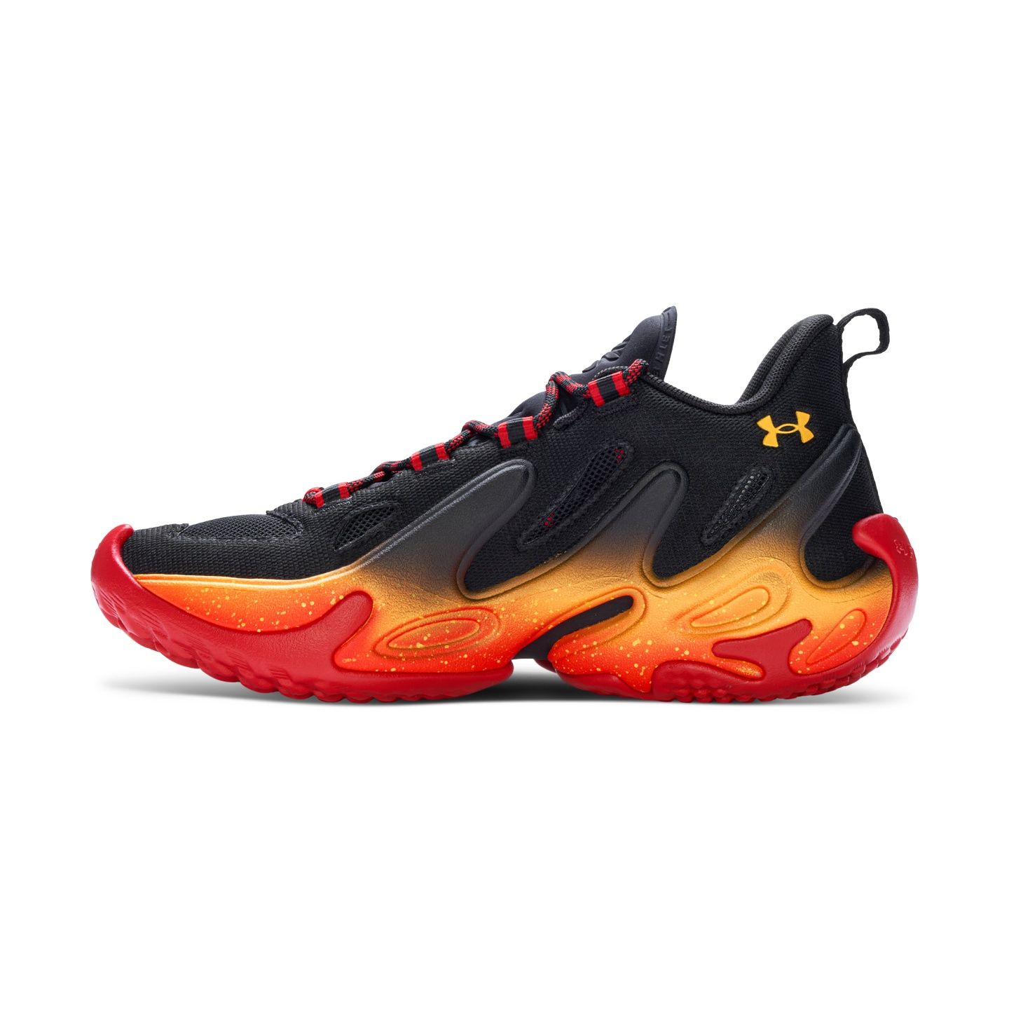 Under Armour Curry 13 Basketball Shoes Black Red Performance Sneakers. 6007670-002