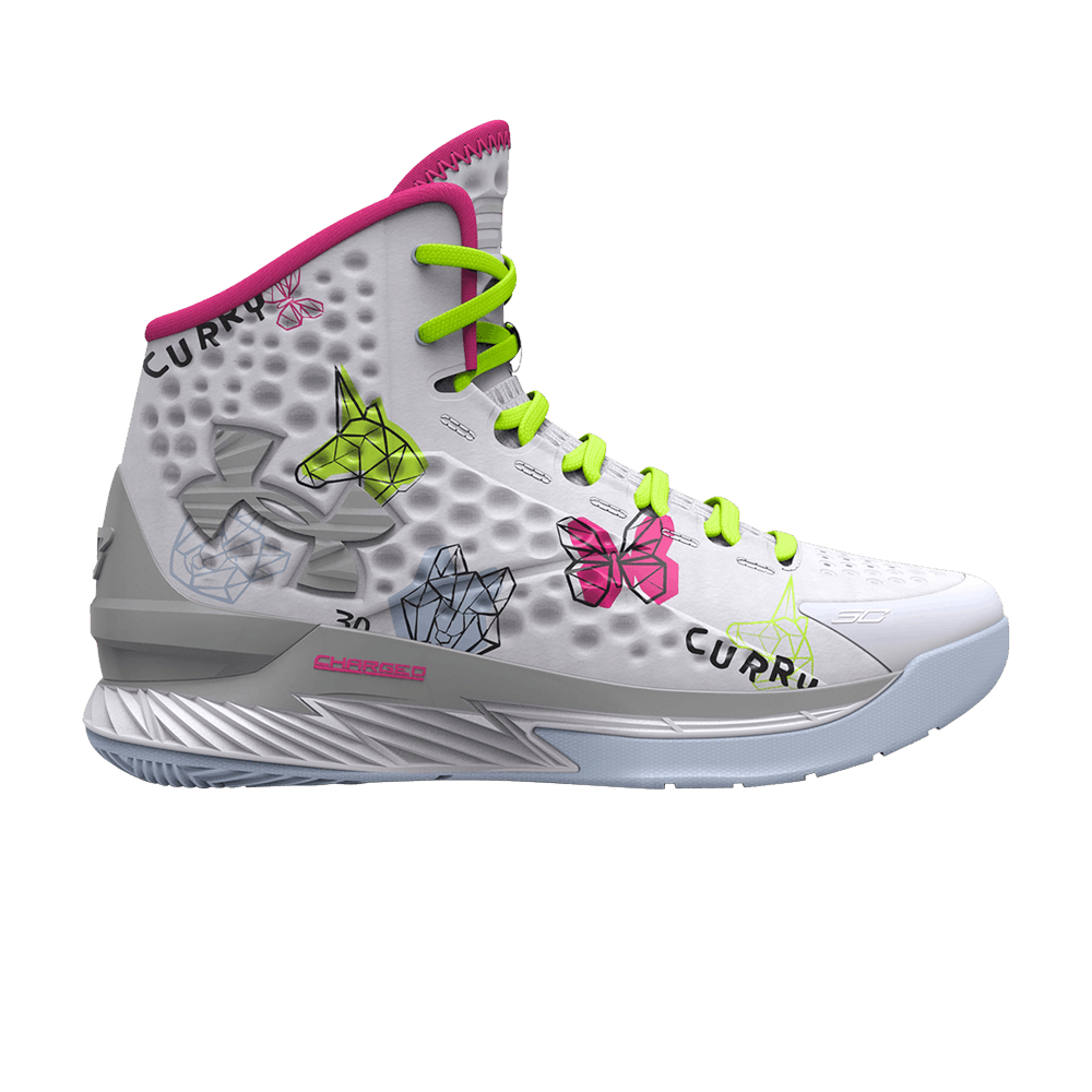 Buy (小童款) 安德玛 Curry 1 '纹身' 3026413-100