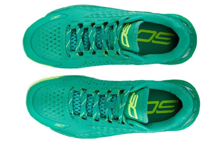 Lookbook Under Armour Curry 1 Low ''Vert Scratch'' 1269048-387