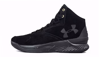 Under Armour Curry 1 Lux Mid 'Black Suede' 1298701-001 Under Armour Curry 1 Lux Mid 'Black Suede' 1298701-001