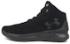 Under Armour Curry 1 Lux Mid 'Hitam Suede' 1298701-001