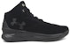 Under Armour Curry 1 Lux Mid 'Hitam Suede' 1298701-001