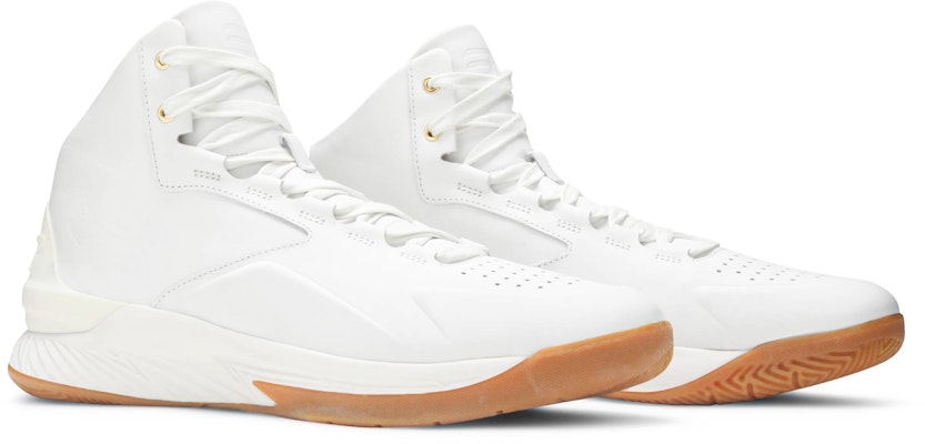 Under Armour Curry 1 Lux Mid Kulit 'Putih Gum' 1298700-100 Cheap Under Armour Curry 1 Lux Mid Kulit 'Putih Gum' 1298700-100