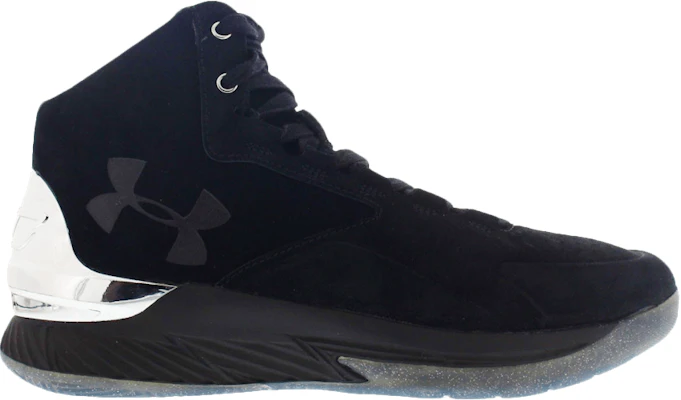 Under Armour Curry 1 Lux Mid Suede Black 1296617 001 1296617