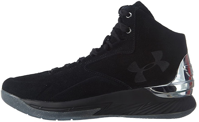 Under Armour Curry 1 Lux Mid Suede 'Black' 1296617-001 Buy Under Armour Curry 1 Lux Mid Suede 'Black' 1296617-001