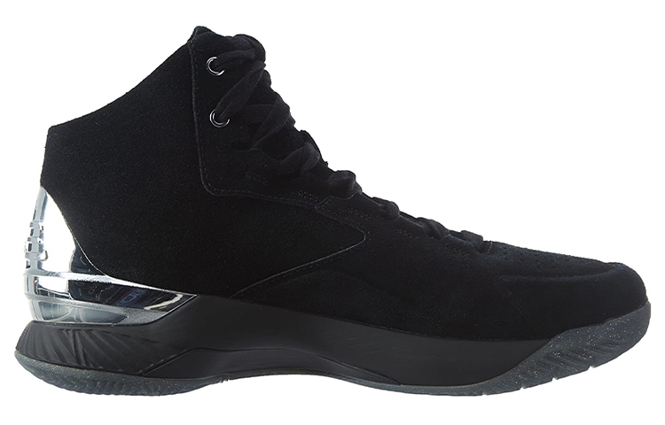 Order Under Armour Curry 1 Lux Mid Suede 'Negro' 1296617-001