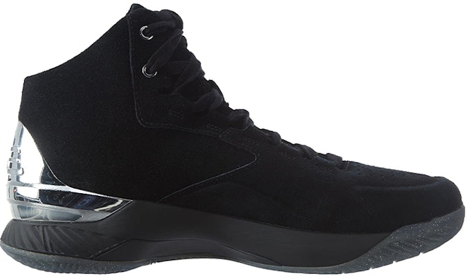 Under Armour Curry 1 Lux Mid Suede 'Black' 1296617-001 Order Under Armour Curry 1 Lux Mid Suede 'Black' 1296617-001