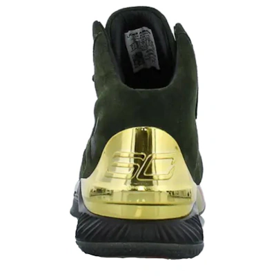 Under Armour Curry 1 Lux Mid Suede 'Downtown Green'