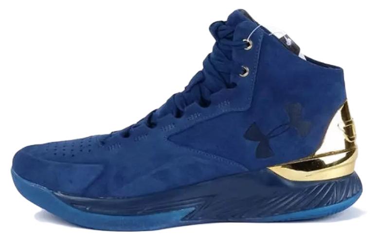 Under Armour Curry 1 Mid Lux Blackout Navy 1296617-997