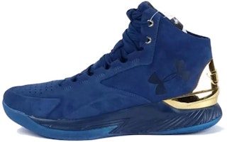 Under Armour Curry 1 Mid Lux Blackout Navy 1296617-997 Under Armour Curry 1 Mid Lux Blackout Navy 1296617-997