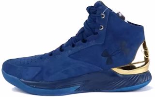 Under Armour Curry 1 Mid Lux Blackout Navy 1296617-997 Under Armour Curry 1 Mid Lux Blackout Navy 1296617-997